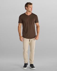 Drop-Cut V-Neck: LUX (Size L)
