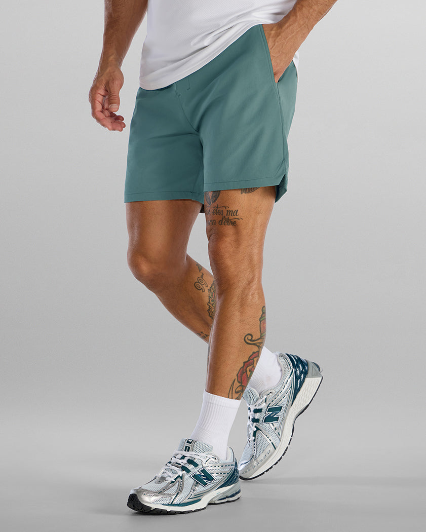 Dusty-Teal [inseam - 5"]