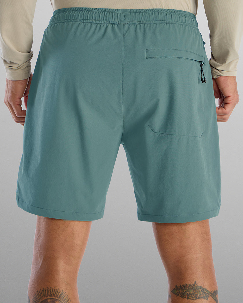 Dusty-Teal [inseam - 7"]