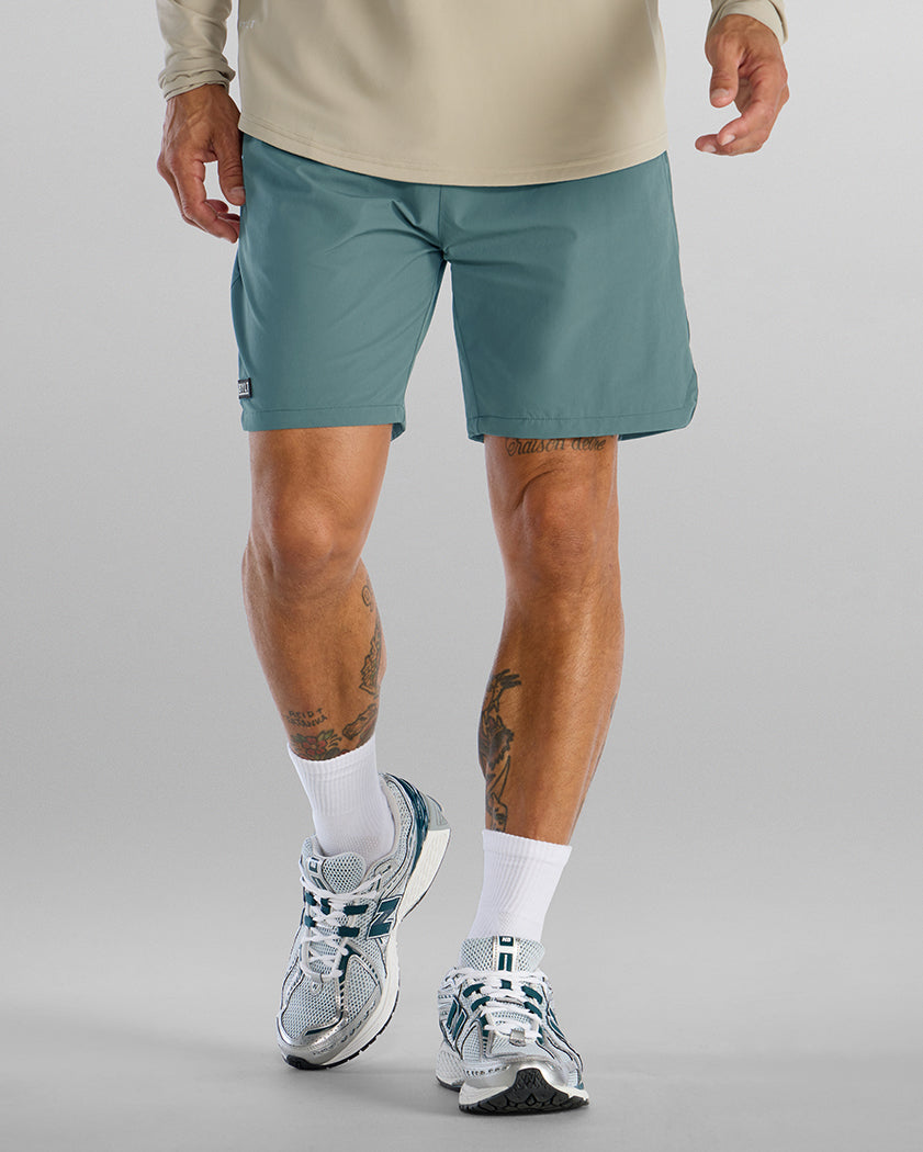 Dusty-Teal [inseam - 7"]