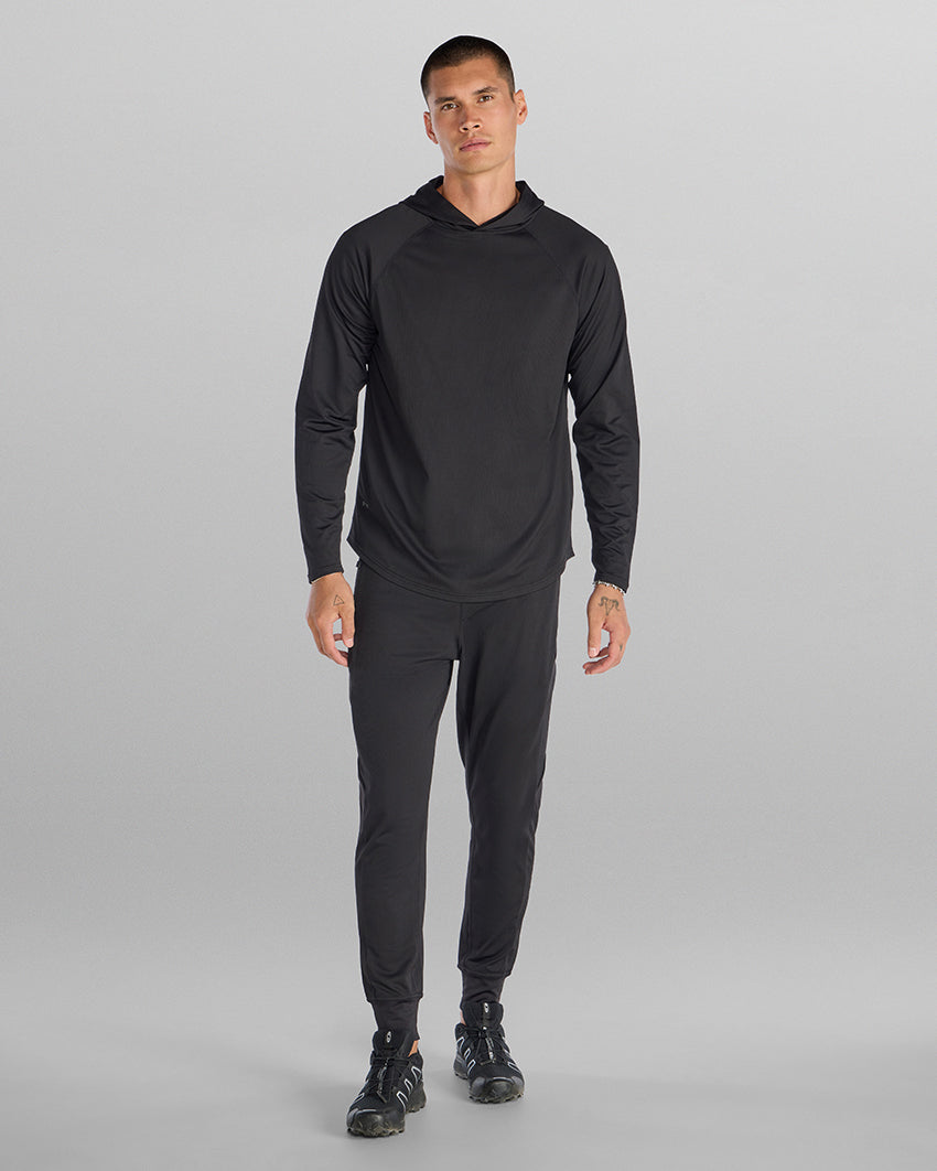 Micro Waffle Hooded Drop-Cut