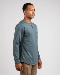 Pacific - Henley Drop-Cut Long Sleeve