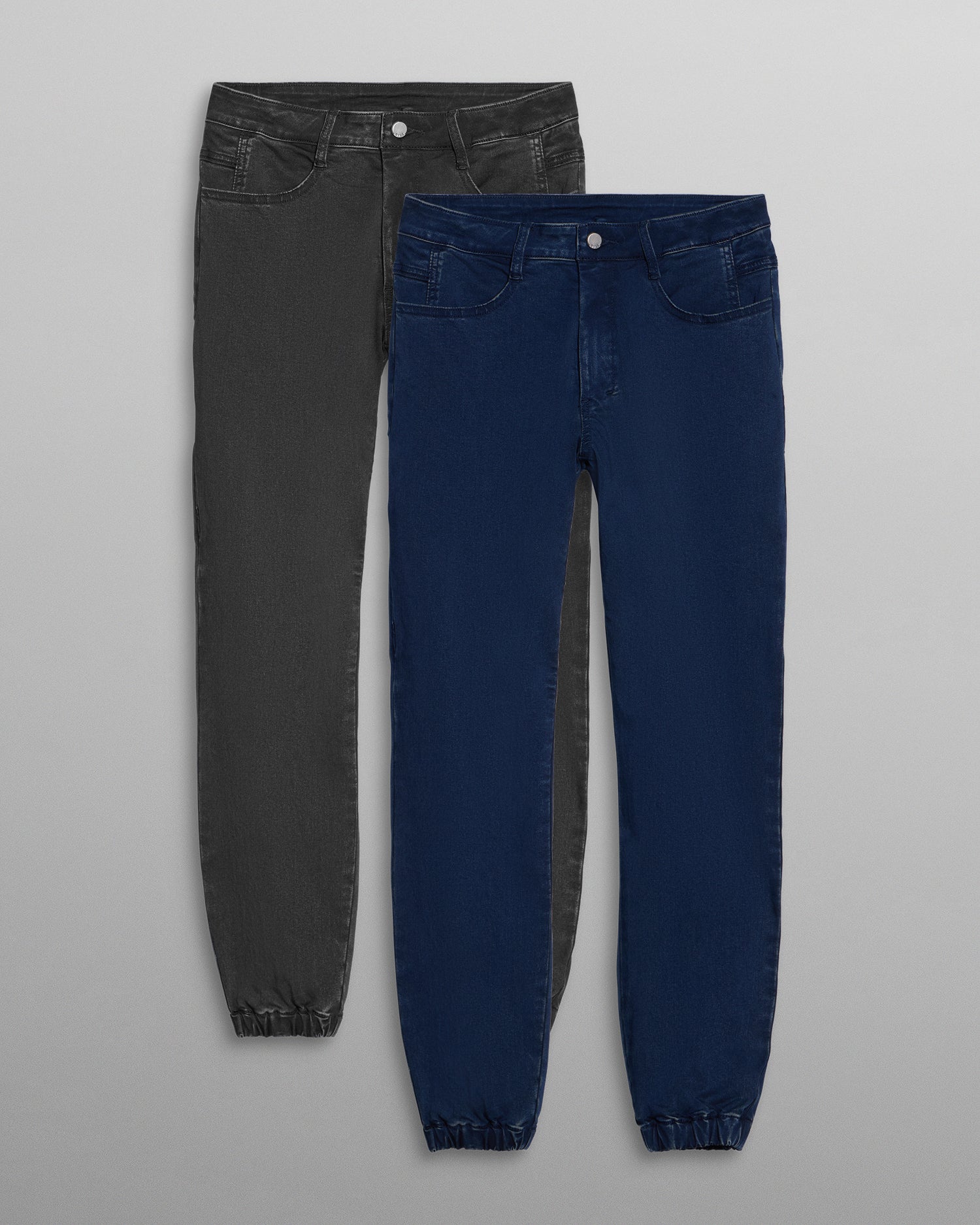 2-Item CoolFlex Denim Jogger Bundle