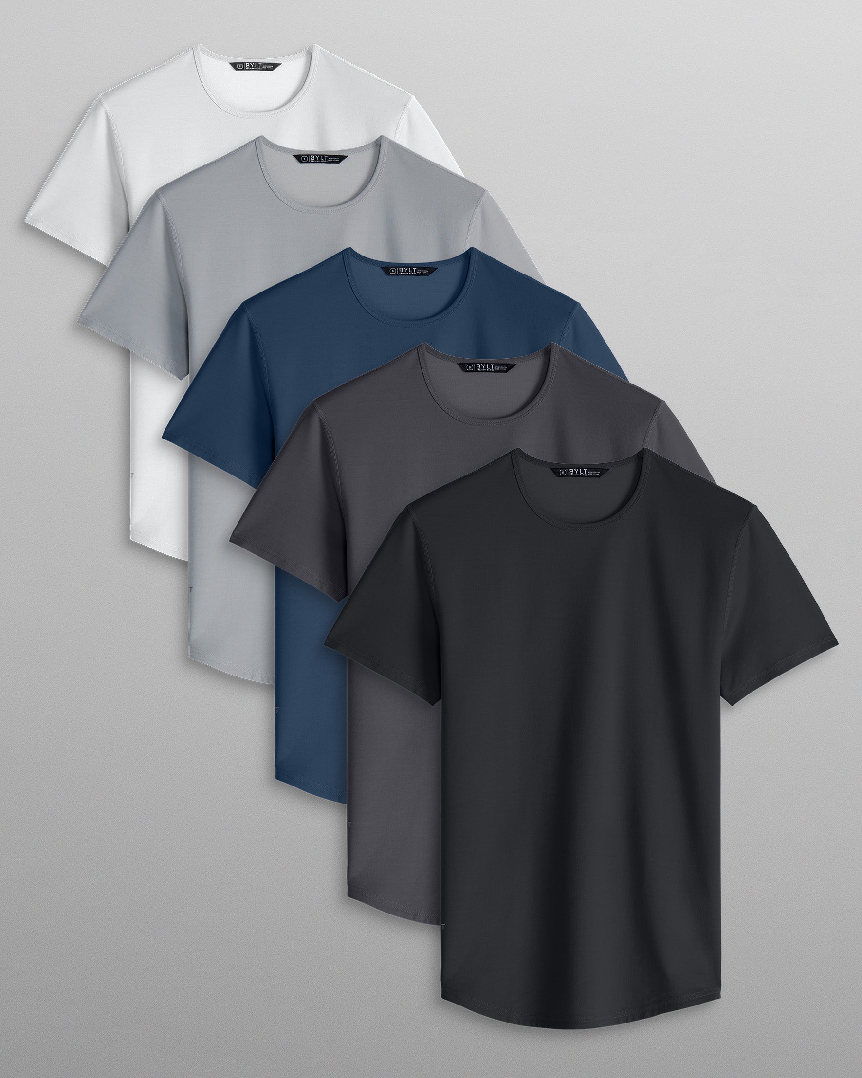 5-Item Everyday Short Sleeve Drop-Cut Bundle
