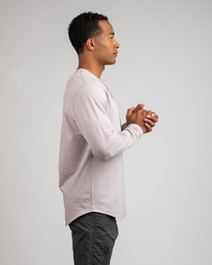 Iris - Henley Drop-Cut: LUX Long Sleeve