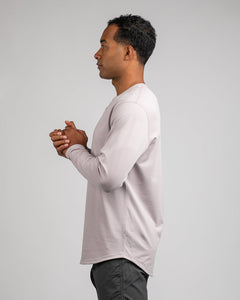 Iris - Henley Drop-Cut: LUX Long Sleeve