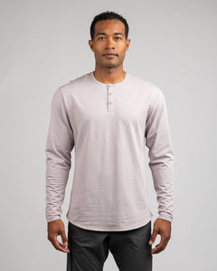 Iris - Henley Drop-Cut: LUX Long Sleeve