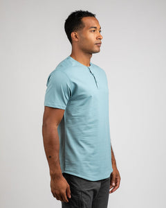 Slate - Henley Drop-Cut LUX Shirt