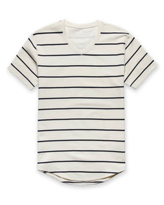 Bone-Navy-Striped