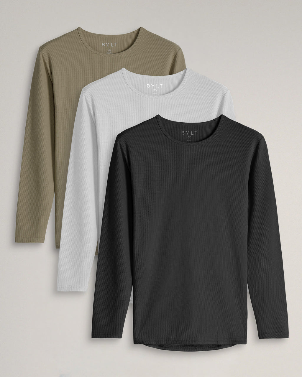 Thermal Drop-Cut Long Sleeve - Custom 3 Pack