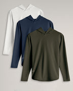 Hooded Drop-Cut LUX - Custom 3 Pack