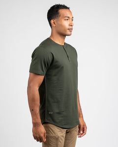 Forest - Drop-Cut Henley