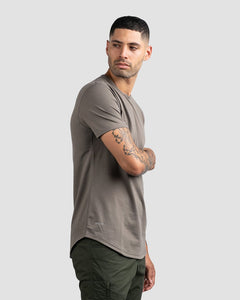 Olive - Drop-Cut Shirt