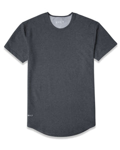 Dark Heather Grey - Drop-Cut Shirt