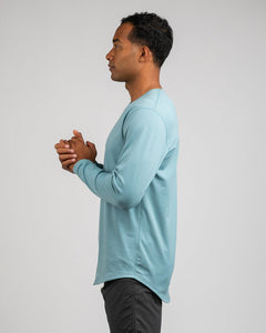 Slate - Drop-Cut: LUX Long Sleeve