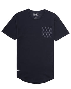 Navy-Navy-White-Dotted