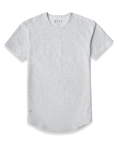 Light Heather Grey - Drop-Cut Shirt