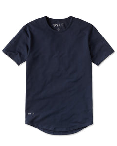 Navy - Drop-Cut Shirt