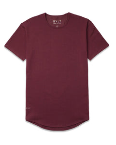 Maroon - Drop-Cut Shirt