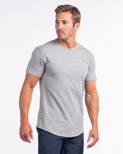 Heather Grey - Drop-Cut Shirt