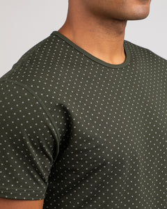 Forest/Grey - Dotted Drop-Cut: LUX