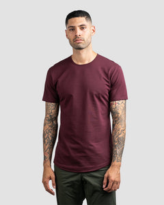 Maroon - Drop-Cut LUX Shirt