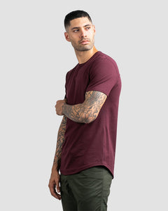 Maroon - Drop-Cut LUX Shirt